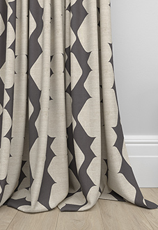 Construct, Black Ink - Made to Measure Curtains